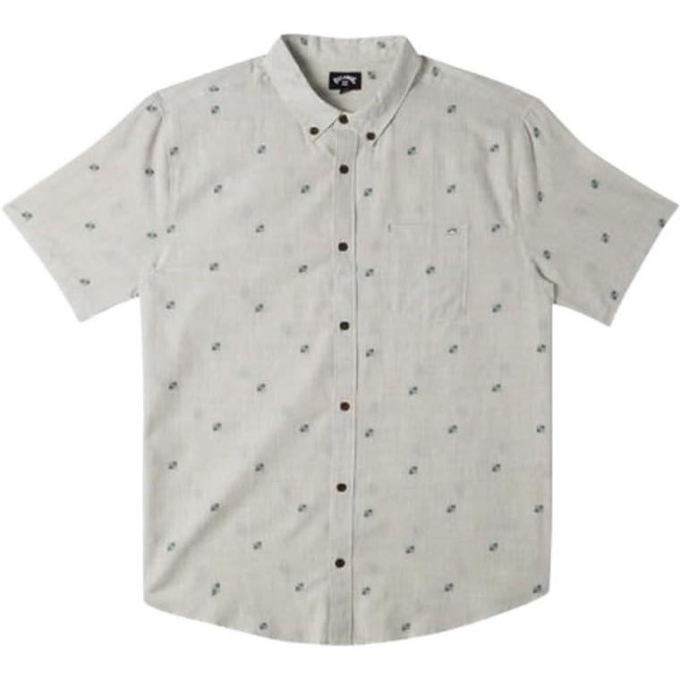imageBillabong Mens All Day Jacquard Short Sleeve WovenGrey