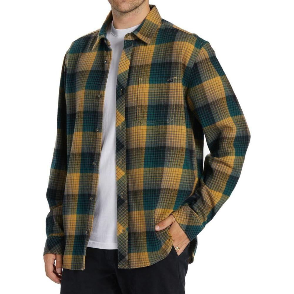 imageBillabong Mens Classic Long Sleeve FlannelGold
