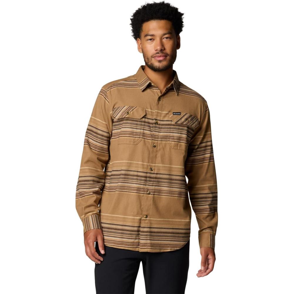 imageColumbia Mens Flare Gun Stretch FlannelDelta Vista Stripe