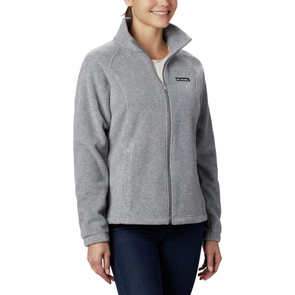 imageColumbia Womens Benton Springs Full ZipLight Grey Heather