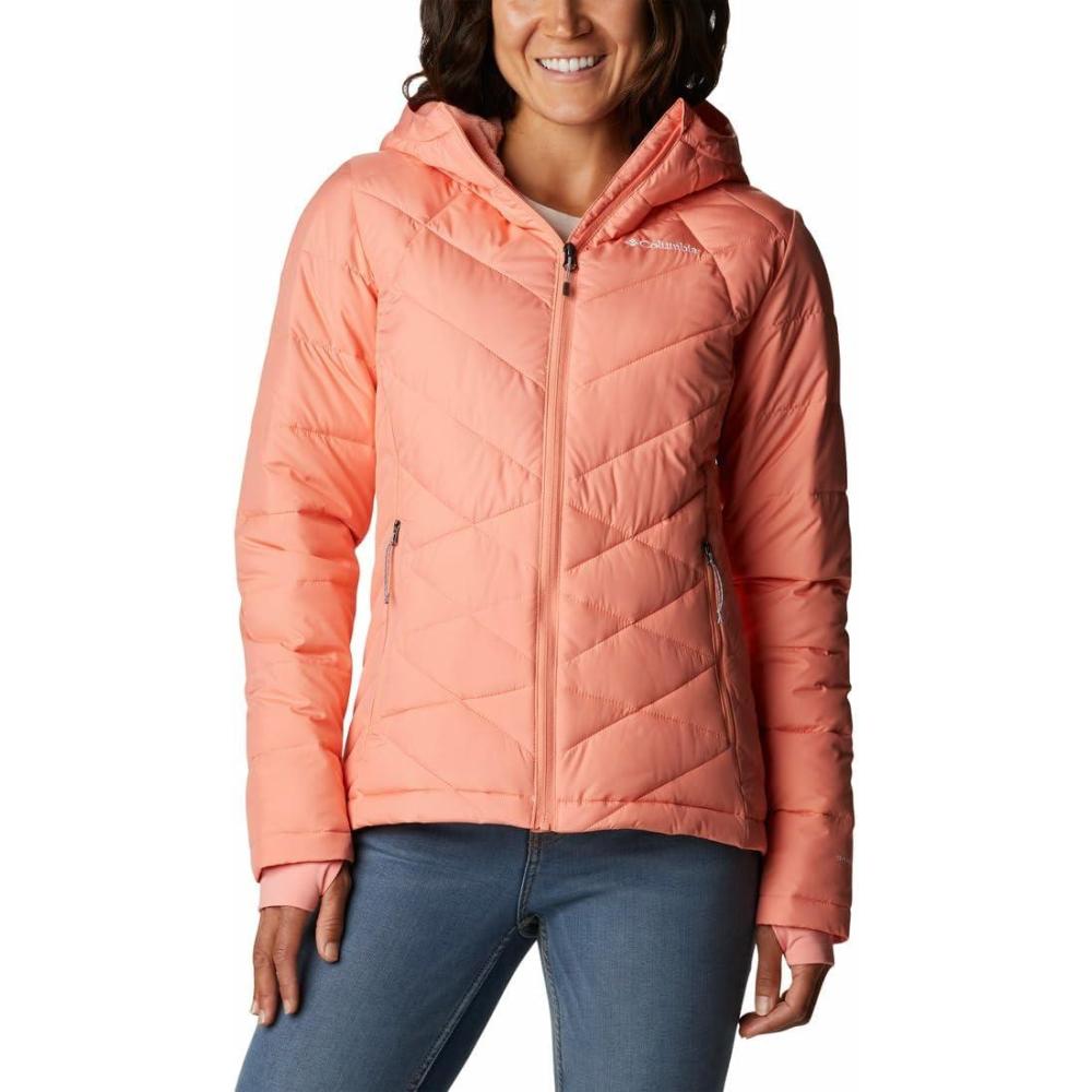 imageColumbia Womens Heavenly Hooded JacketCoral Reef