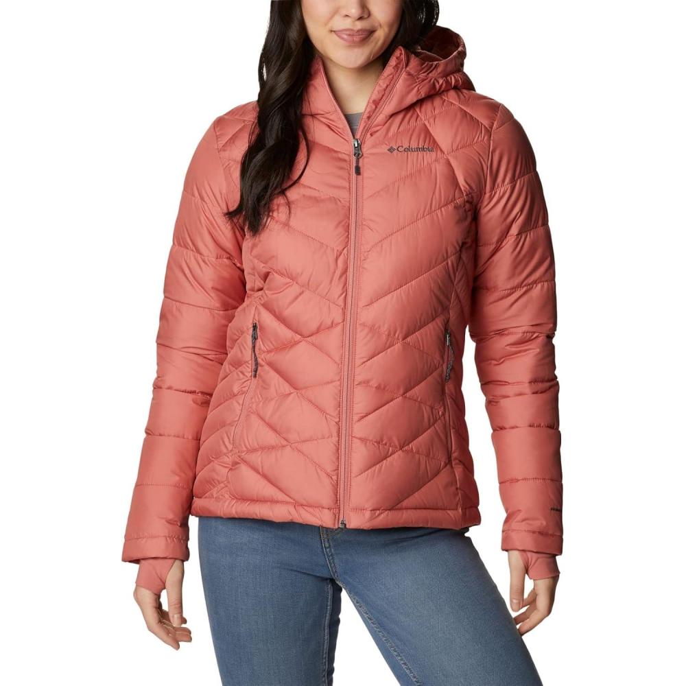 imageColumbia Womens Heavenly Hooded JacketDark Coral