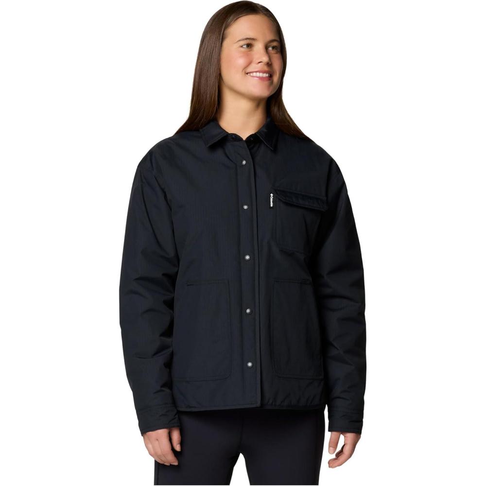 imageColumbia womens Longhorn Ridge Reversible Shirt JacketBlack