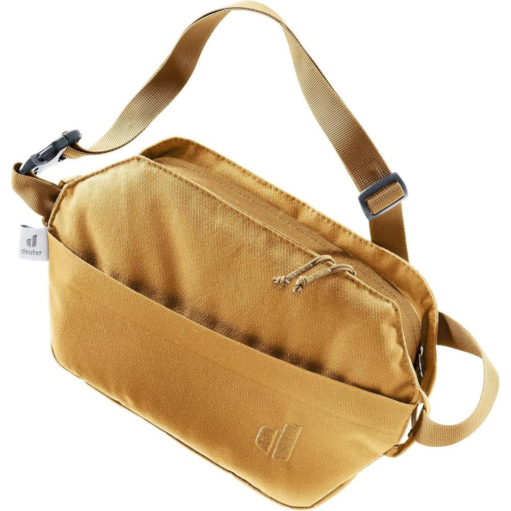 imageDeuter Passway 2 Crossbody Lifestyle 2 Liter Hip BagFanny Pack for Travel ampamp EverydayCinnamonalmond