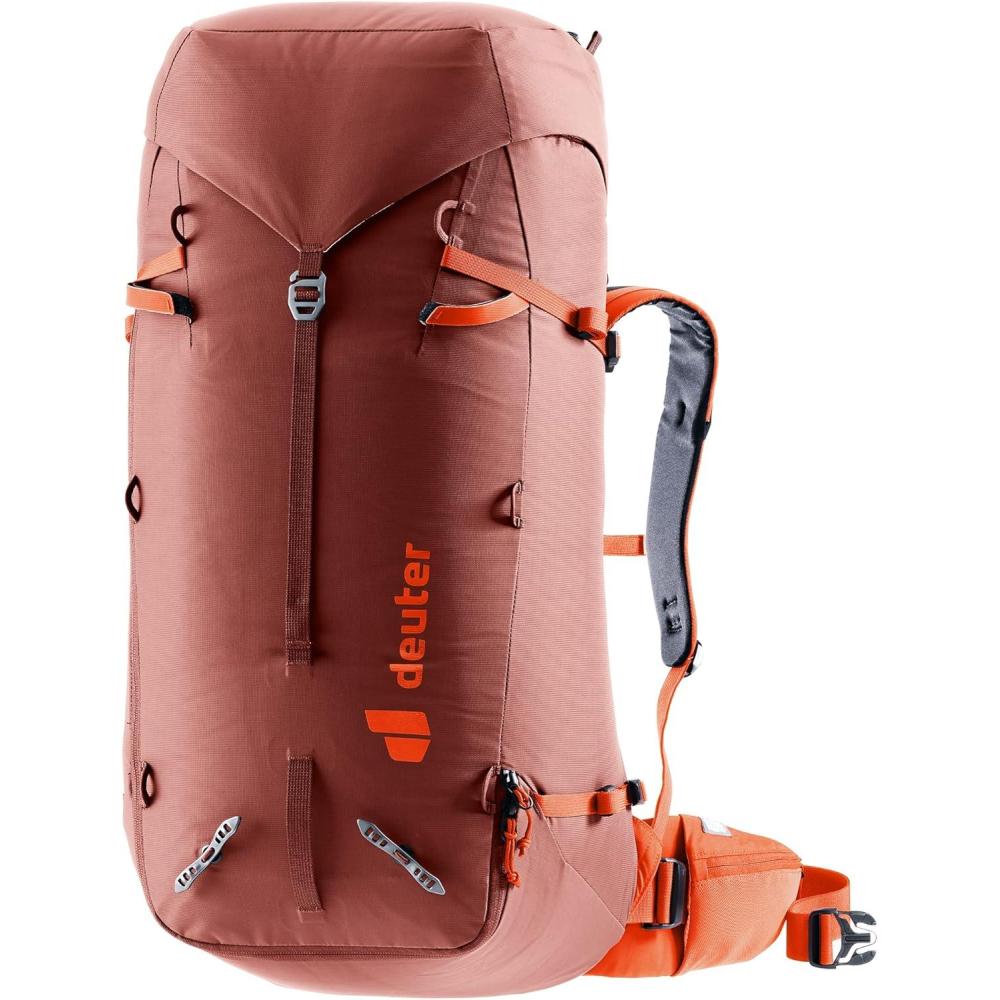 imageDeuter Unisex 44 8 L Guide Alpine Backpack RedwoodPapaya 448 Liter