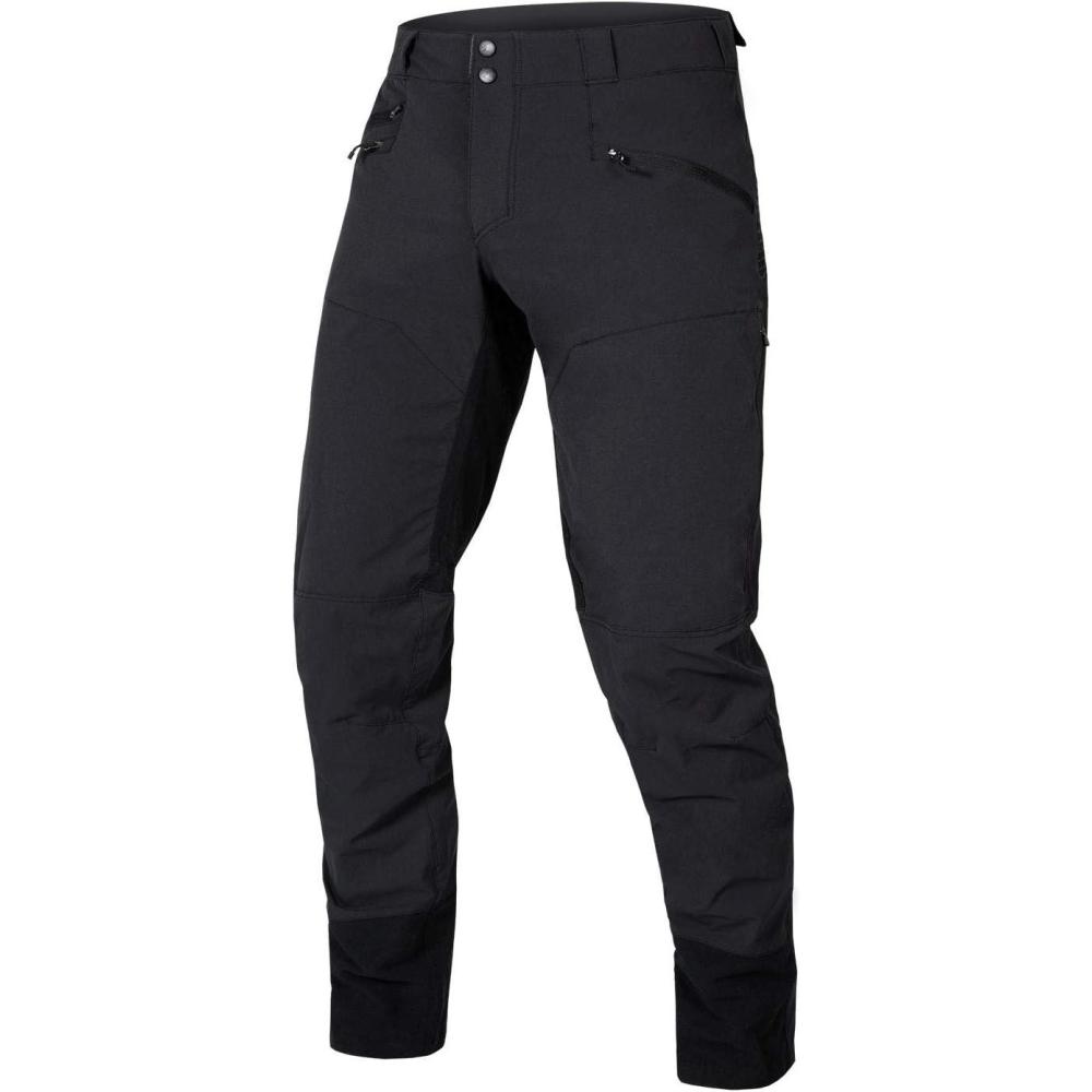 imageEndura Mens SingleTrack Mountain Cycling Pants ClickFast Liner CompatibleBlack