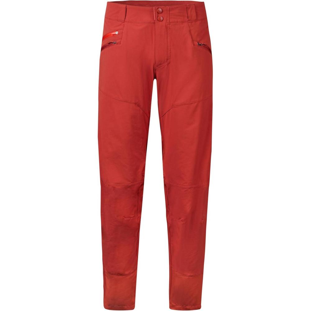 imageEndura Mens SingleTrack Mountain Cycling Pants ClickFast Liner CompatibleBrick Red