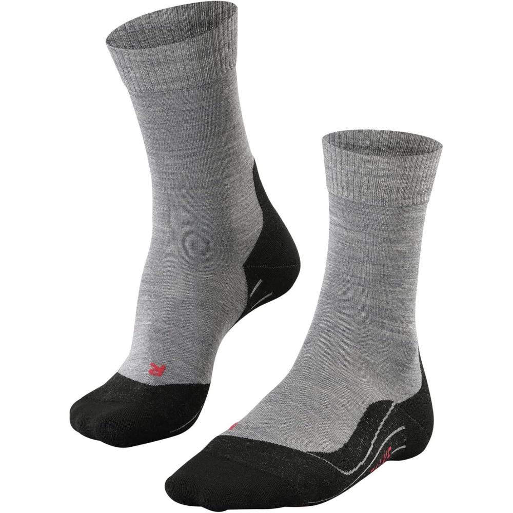imageFALKE Womens TK5 Wander Hiking Socks 1 PairLight Grey