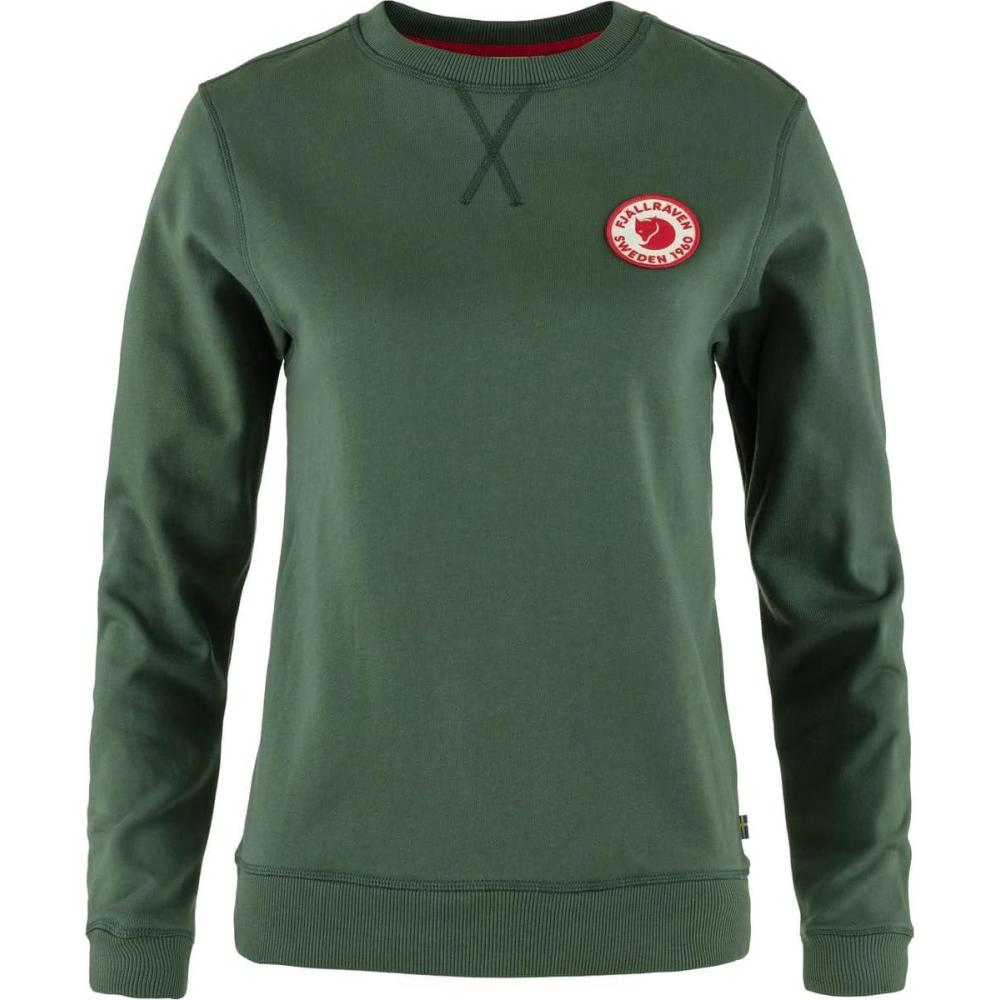 imageFjllrven Womens 1960 Logo Badge SweaterDeep Patina