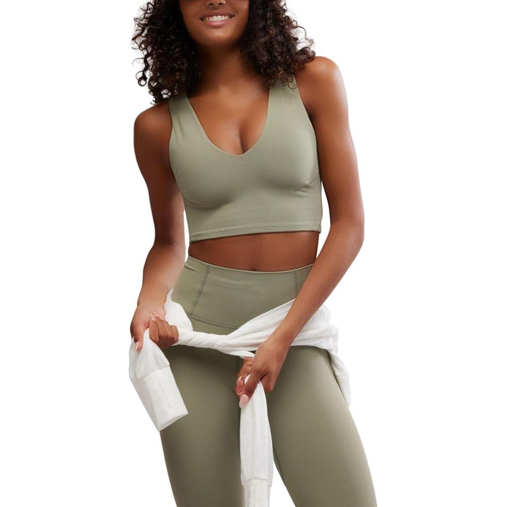 imageFree People Womens Never Better Crop CamiSage Stone