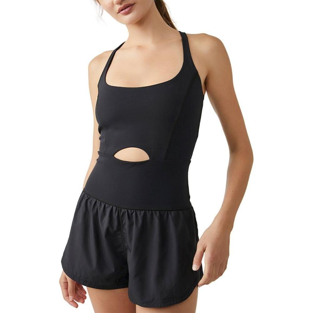 imageFree People womens Righteous RunsieBlackBlack