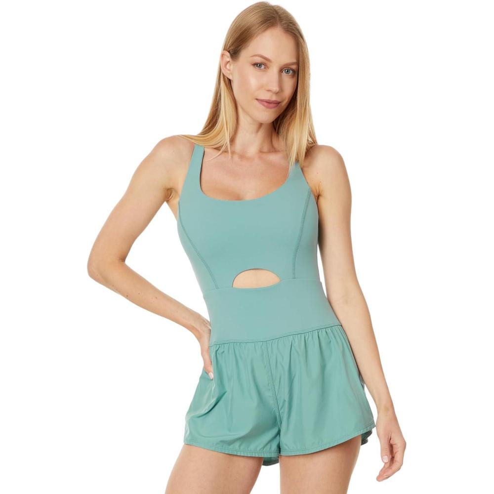 imageFree People womens Righteous RunsieEucalyptus