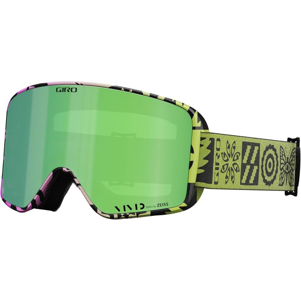 imageGiro Method Snow Goggle 2021Glow Green Shelter  Vivid Emerald