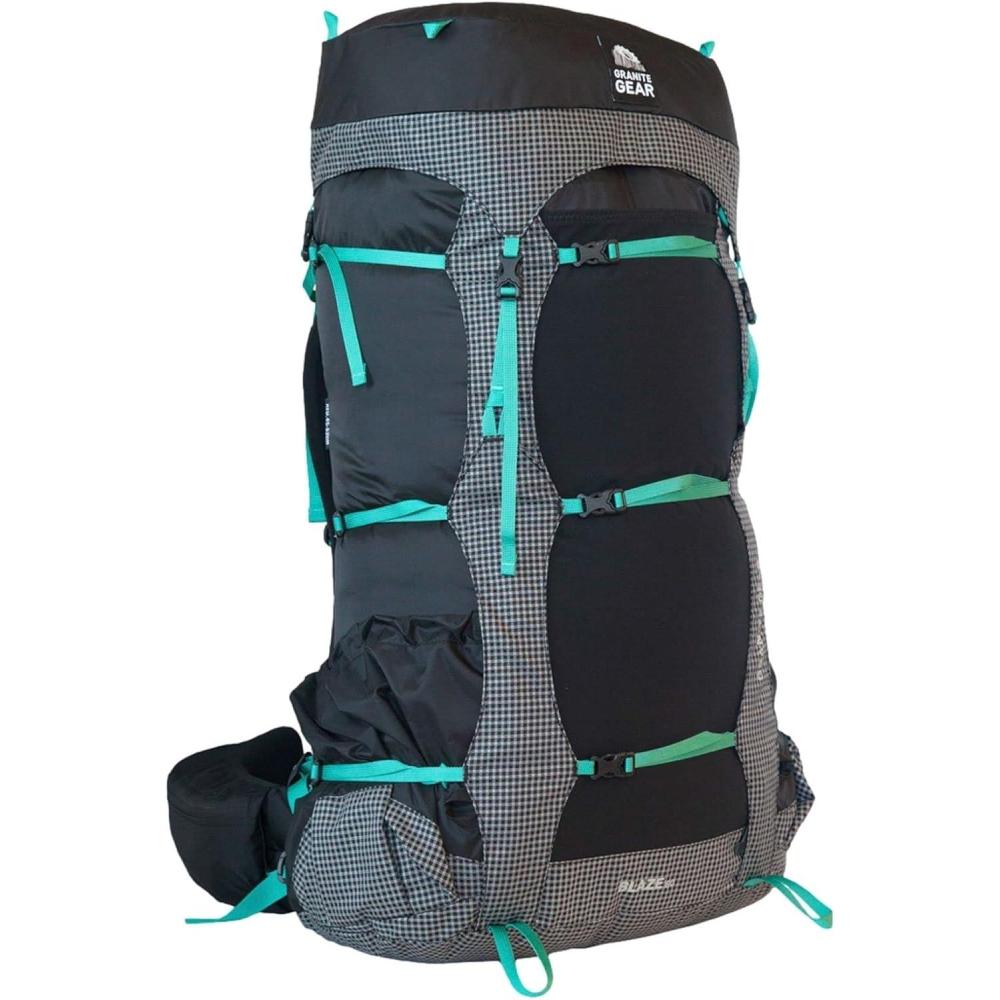 imageGranite Gear Blaze 60L Backpack WomensBlackBlack GinghamTeal