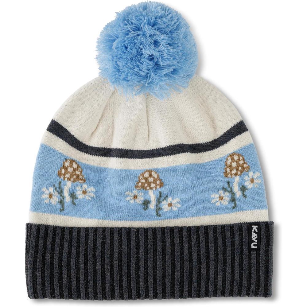 imageKAVU Herschel Cuffed Beanie Hat  Keep Your Head and Ears Warm in StyleMushroom Patch