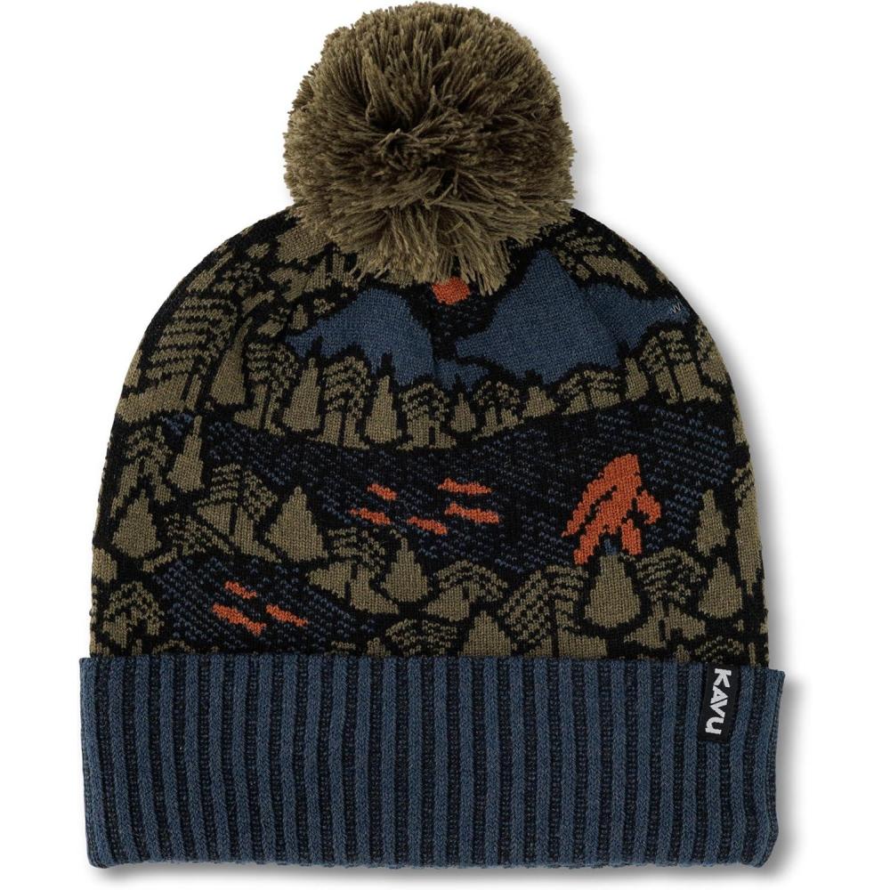imageKAVU Herschel Cuffed Beanie Hat  Keep Your Head and Ears Warm in StyleSasquatch Night