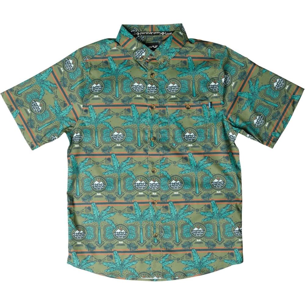 imageKAVU River Wrangler Short Sleeve Print Button Down ShirtWax N Wander