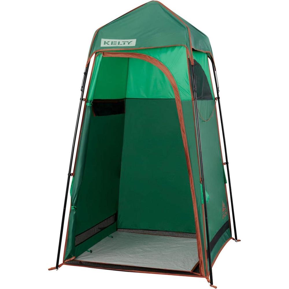 imageKelty Discovery H2GO Privacy Shelter Campsite Shower and Changing Shelter Zippered Entry Steel Pole Frame FreestandingJelly Bean
