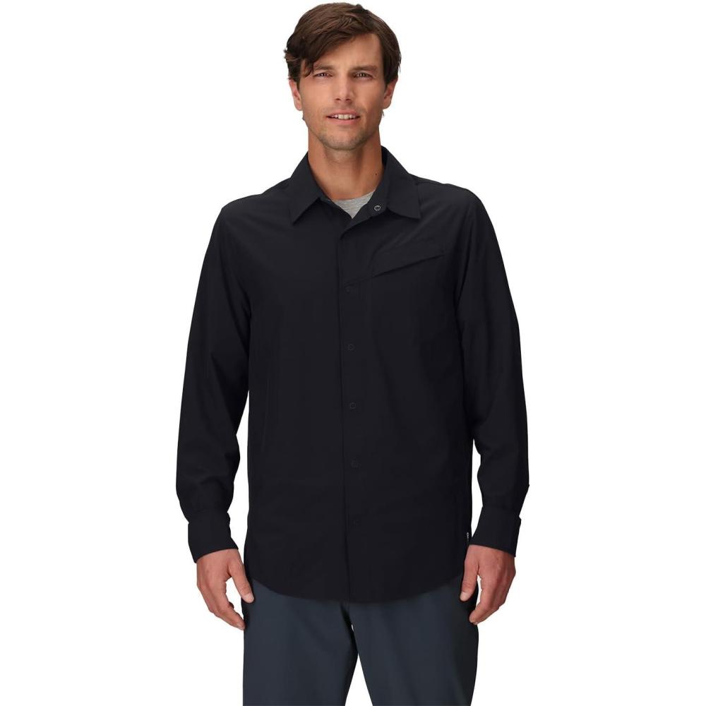 imageMens Astroman Long Sleeve Sun ShirtBlack