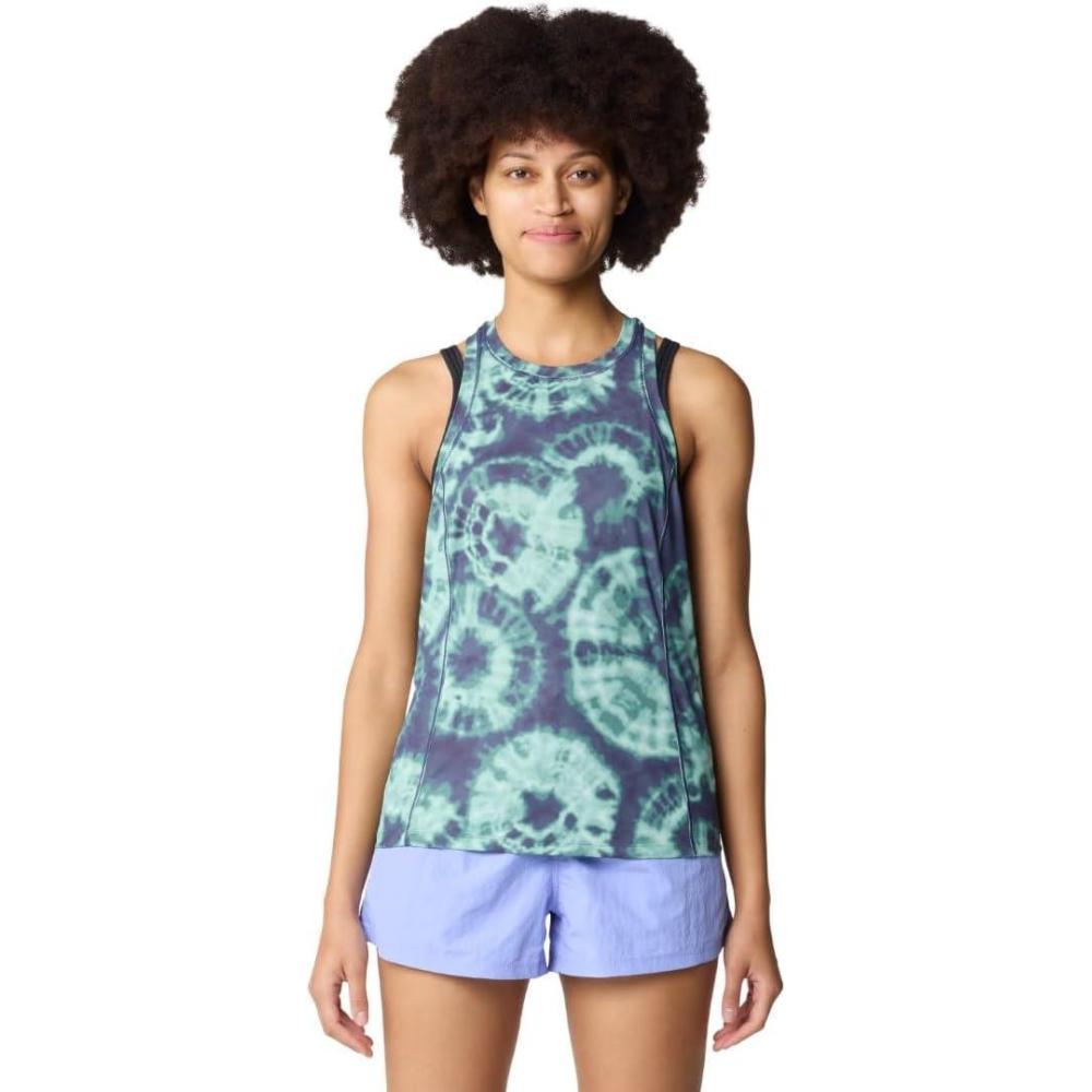 imageMountain Hardwear Womens Crater Lake TankLapis Dusk Spore Dye Print
