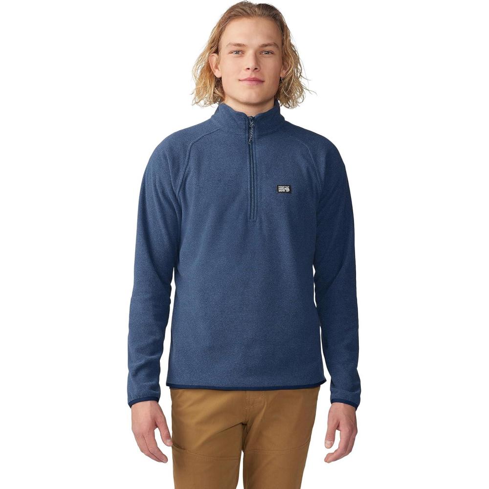 imageMountain Hardwear mens Microchill 14 Zip PulloverHardwear Navy Heather