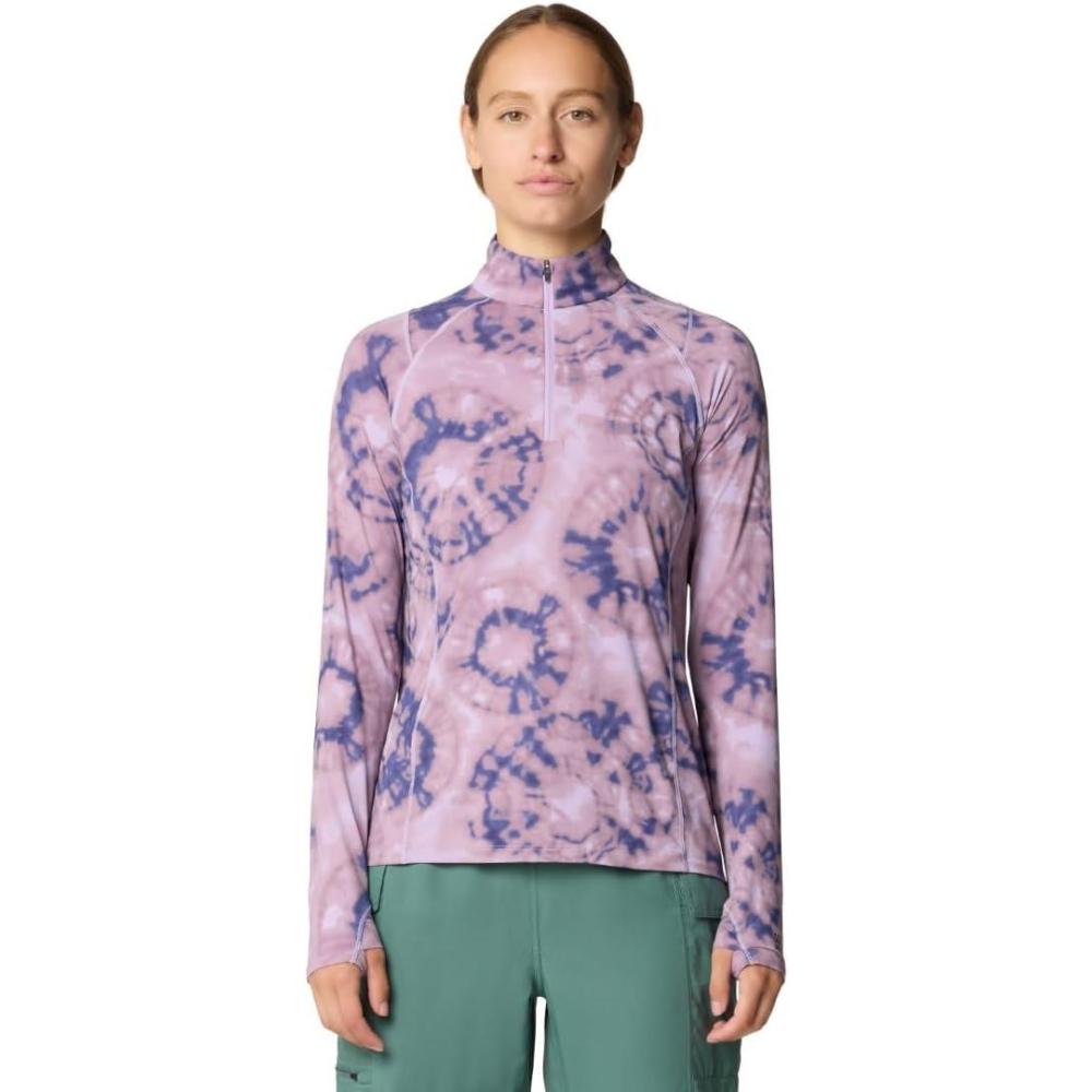 imageMountain Hardwear womens Crater Lake 12 ZipWisteria Spore Dye Print