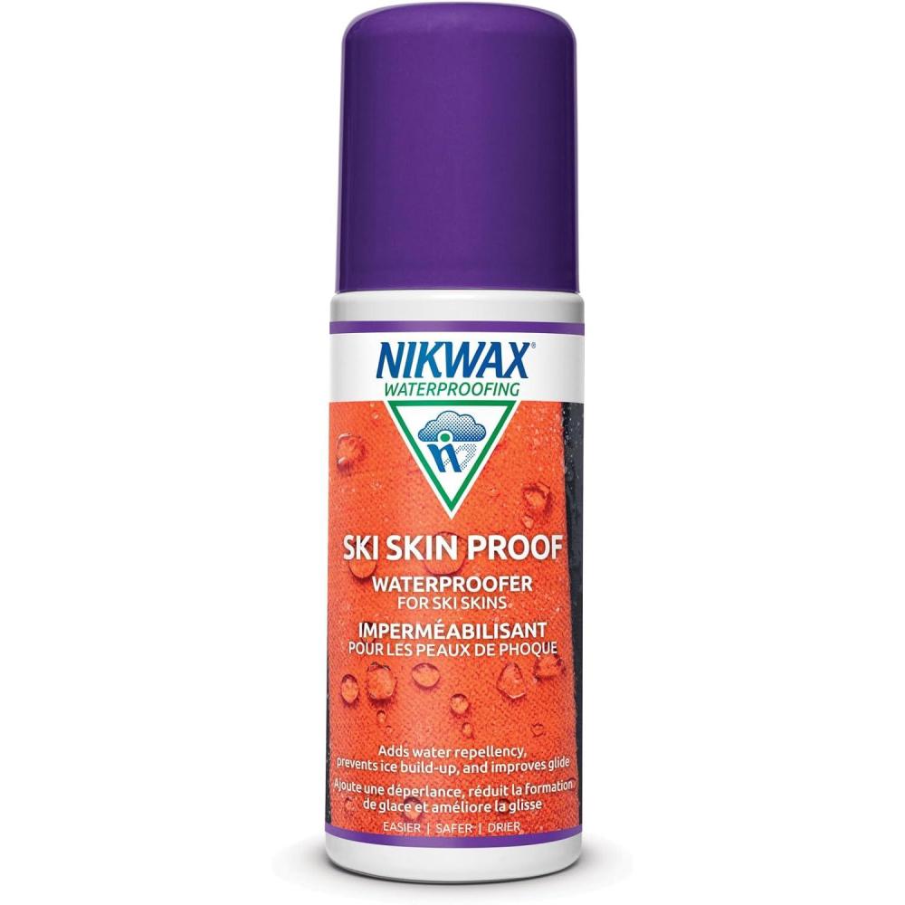 imageNikwax Ski Skin Proof Waterproofing Enhances Performance Prevents Ice Build Up Ski Care Liquid Wax Backcountry Skiing