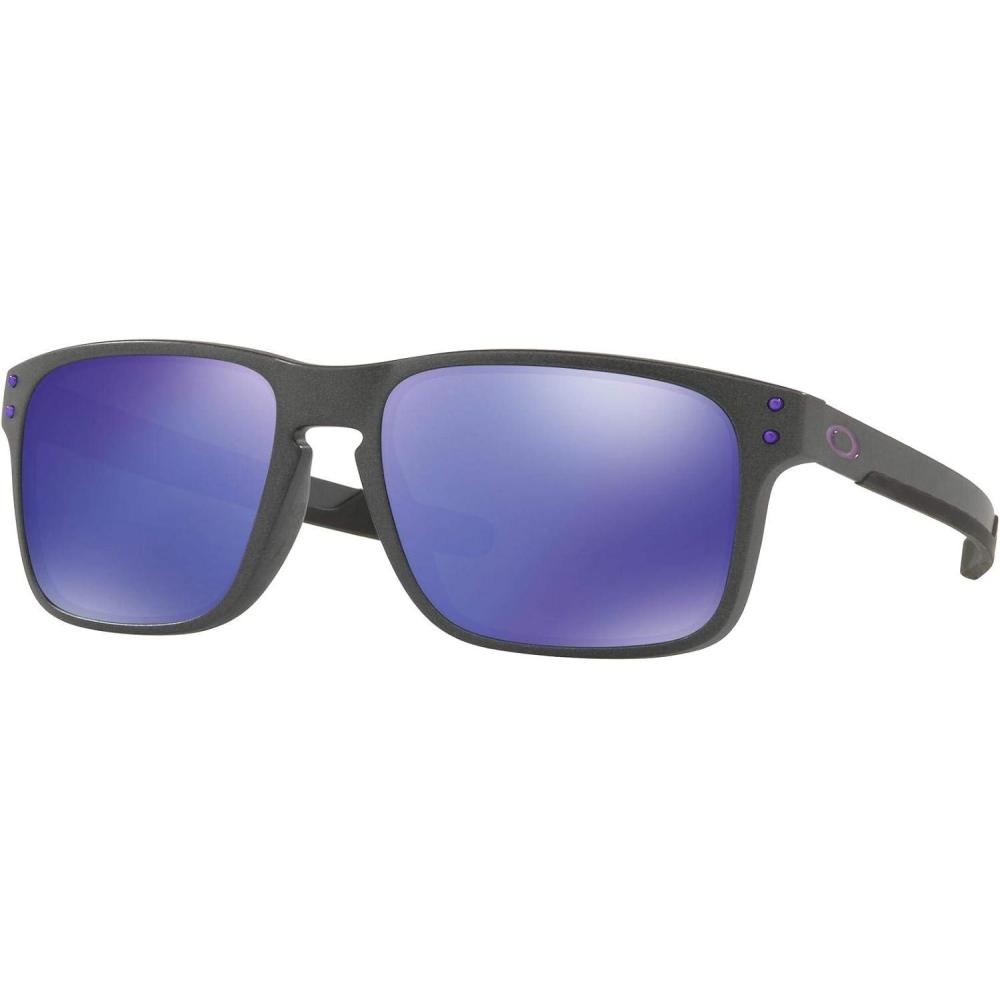 imageOakley Mens Oo9384 Holbrook Mix Rectangular SunglassesSteelViolet Iridium