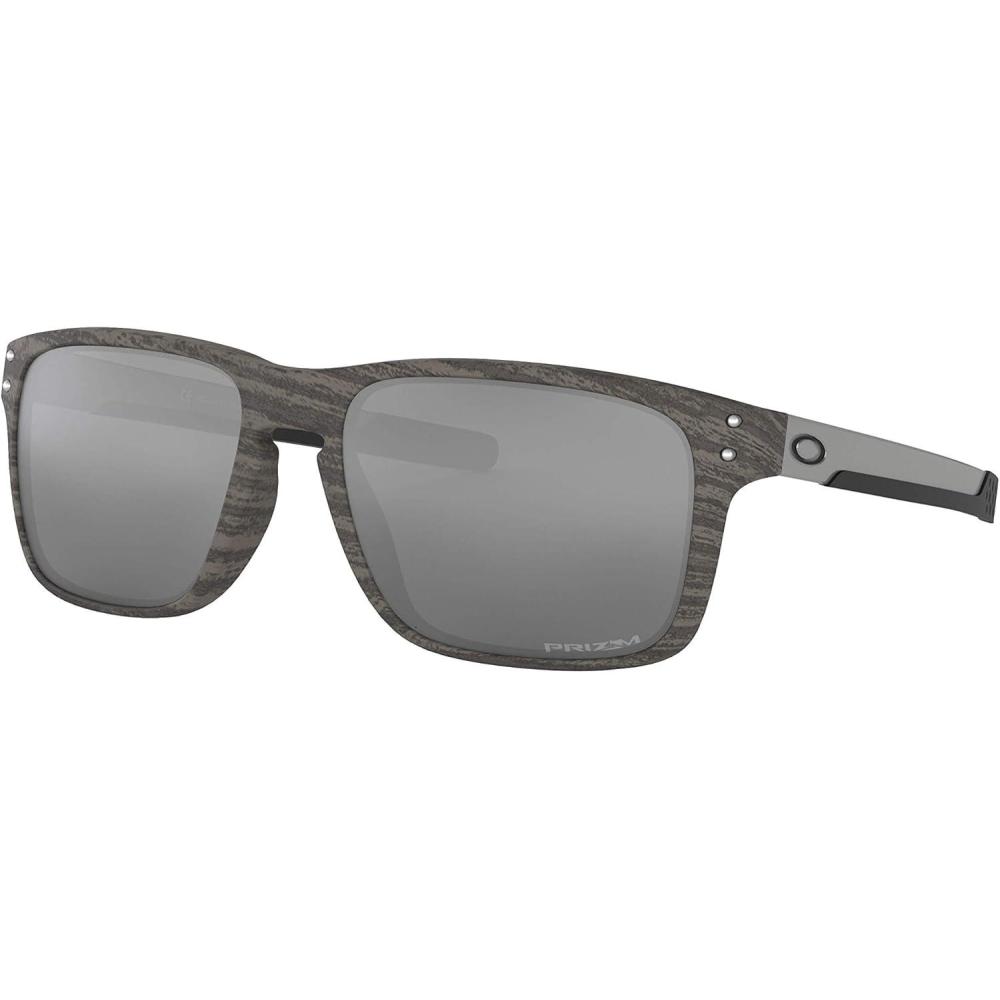 imageOakley Mens Oo9384 Holbrook Mix Rectangular SunglassesWoodgrainPrizm Black