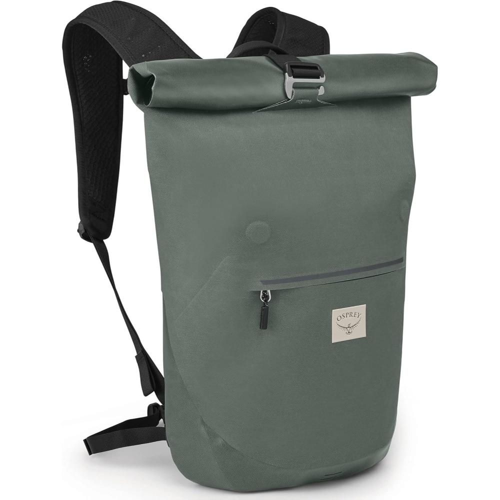imageOsprey Arcane Roll Top 18L Waterproof Laptop Backpack Acorn RedPine Leaf Green