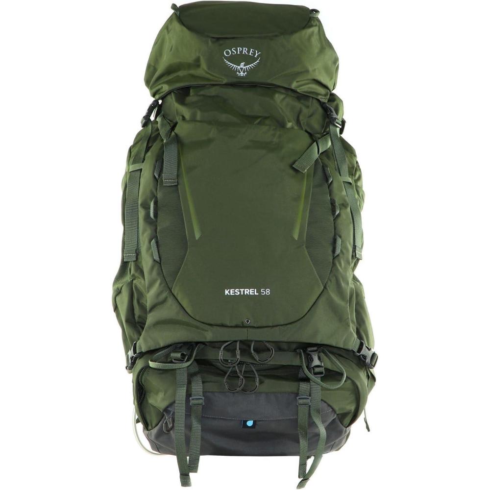 imageOsprey Kestrel 58L Mens Backpacking Backpack Bonsai Green SMBonsai Green