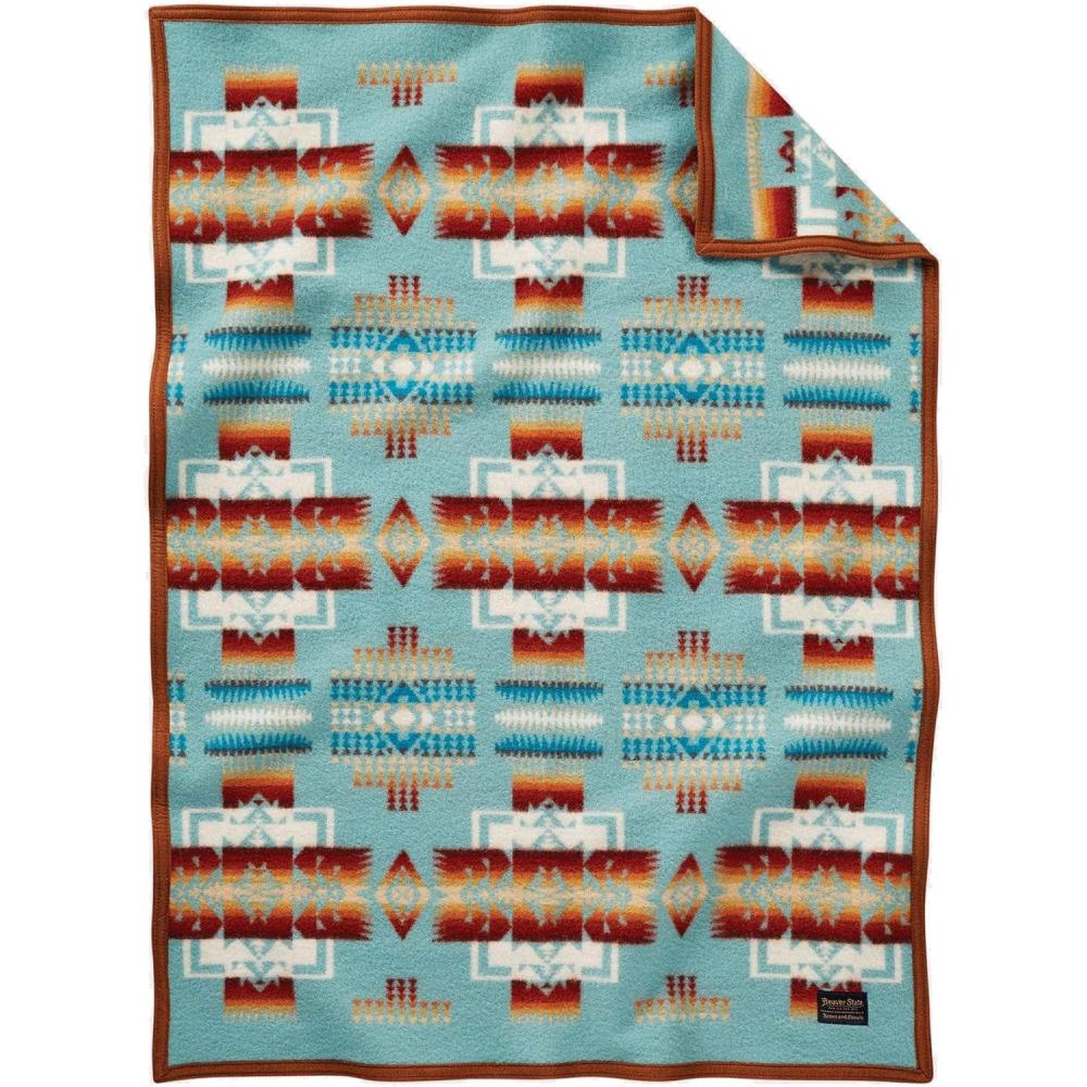 imagePENDLETON Chief Joseph Muchacho Blanket Turquoise One SizeAqua
