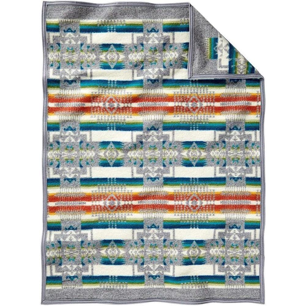imagePENDLETON Chief Joseph Muchacho Blanket Turquoise One SizeGrey