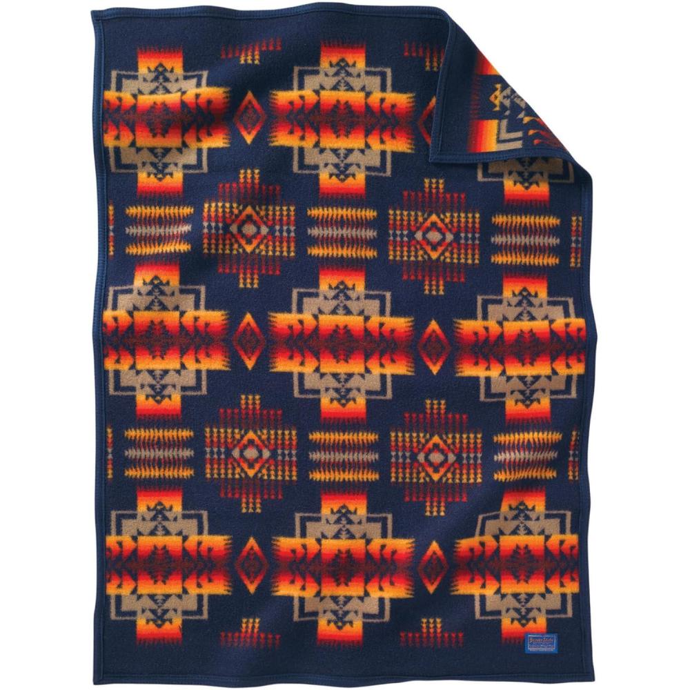 imagePENDLETON Chief Joseph Muchacho Blanket Turquoise One SizeNavy