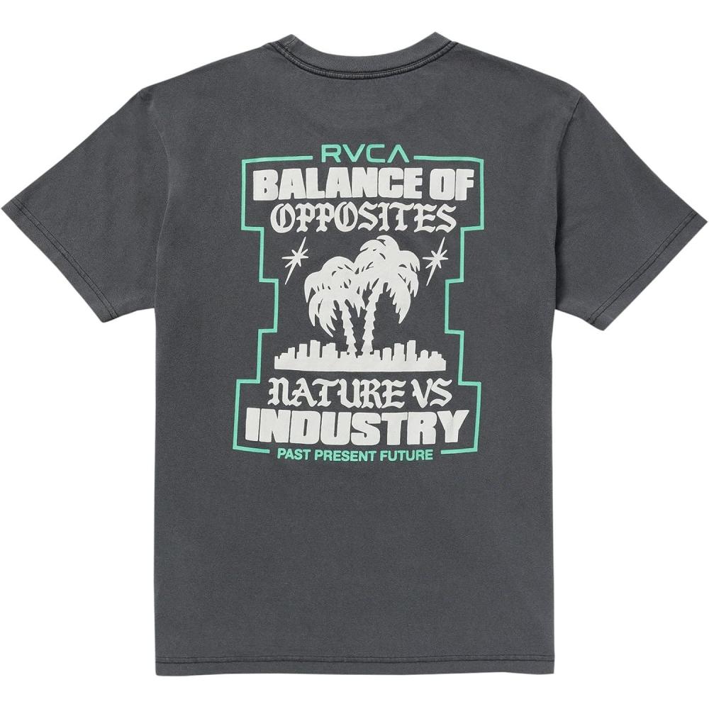 imageRVCA Mens Balance Box Short Sleeve TeeAfter Hours  Black