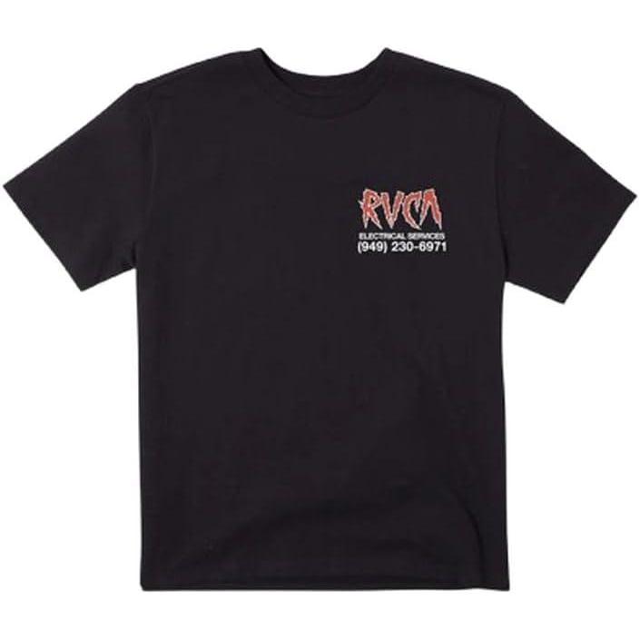 imageRVCA Mens Balance Box Short Sleeve TeeElectrical Services Black