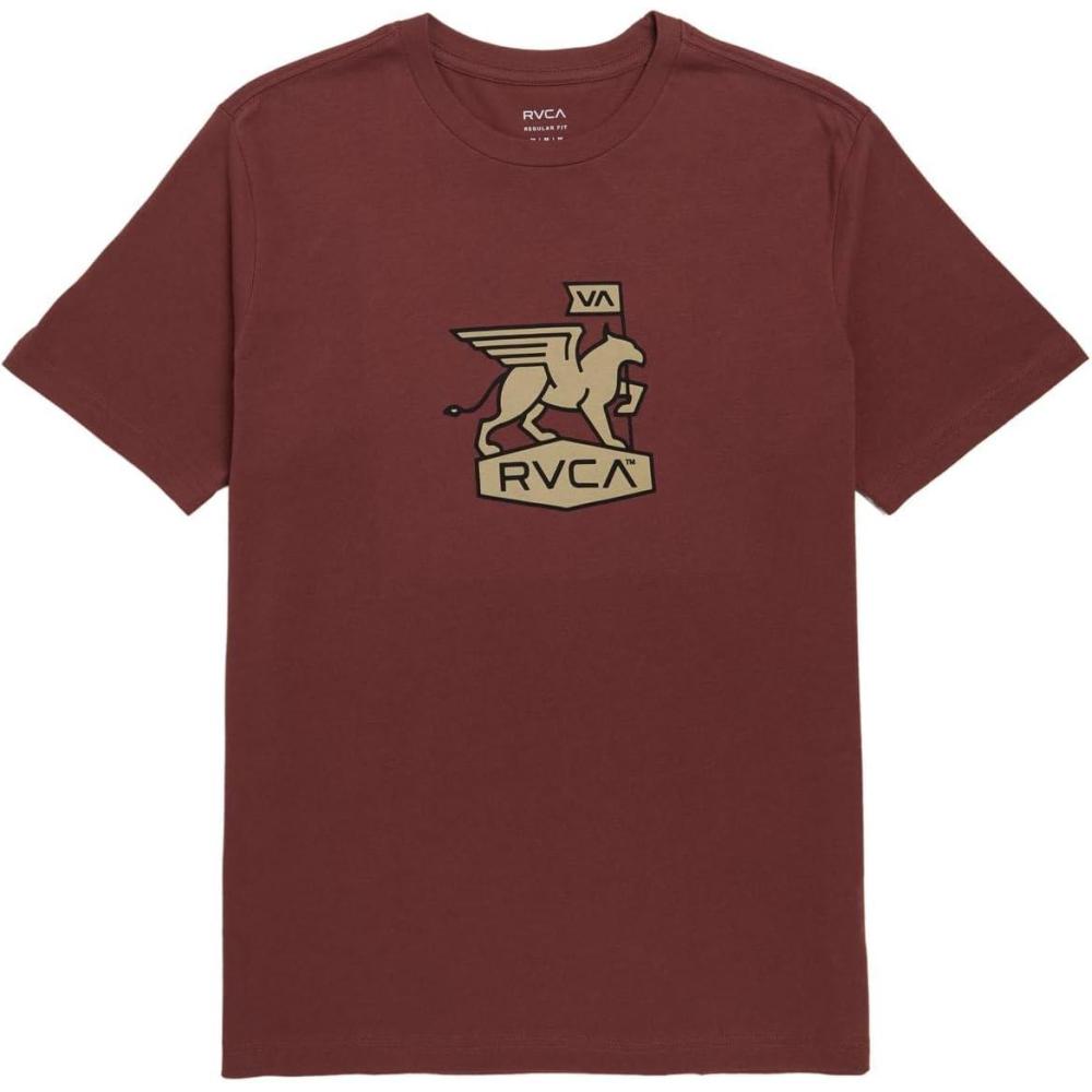 imageRVCA Mens Balance Box Short Sleeve TeeGriffin Park Red Earth