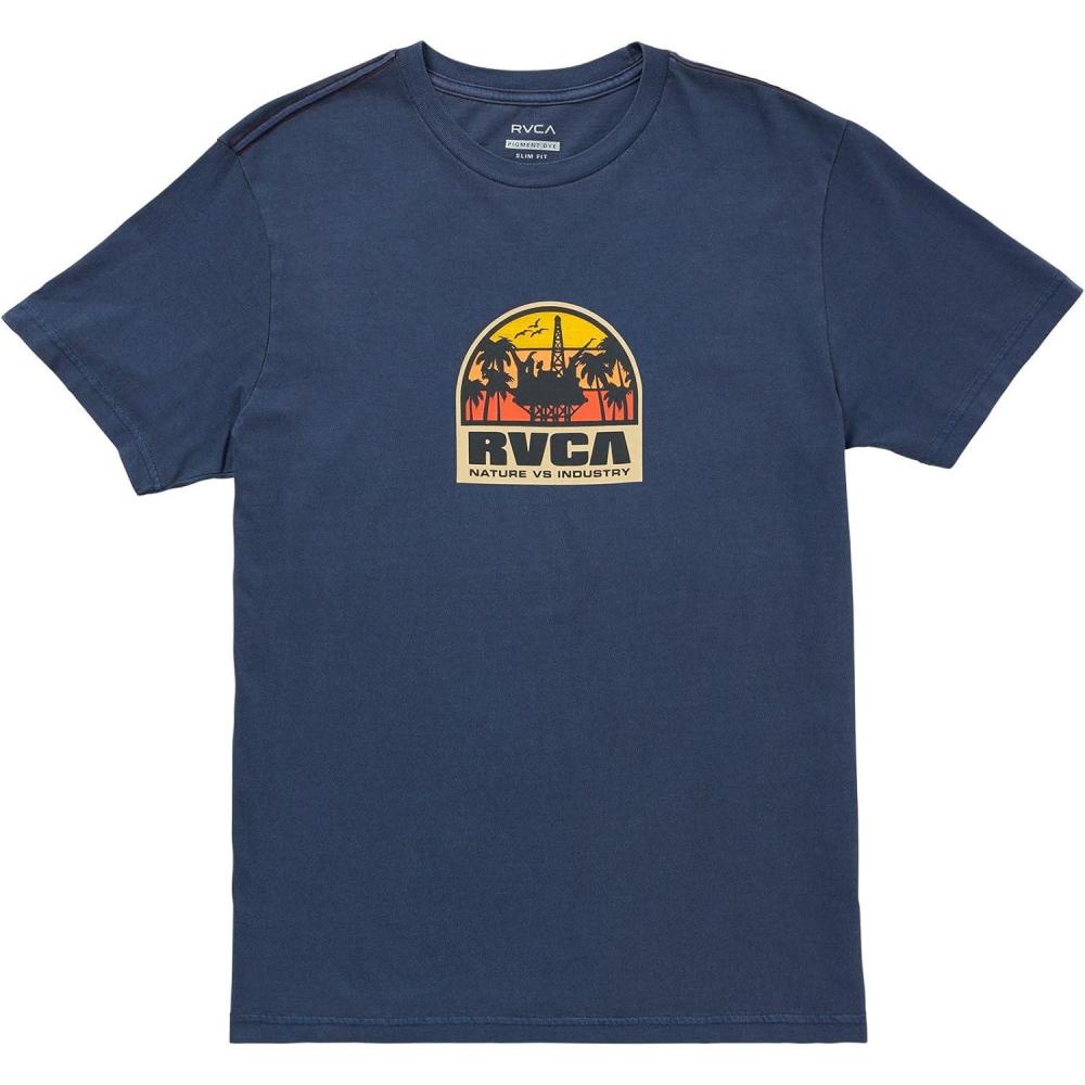 imageRVCA Mens Balance Box Short Sleeve TeeMoody Blue