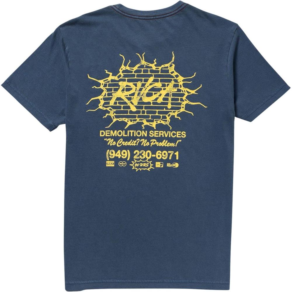 imageRVCA Mens Balance Box Short Sleeve TeeRvca Demo Moody Blue