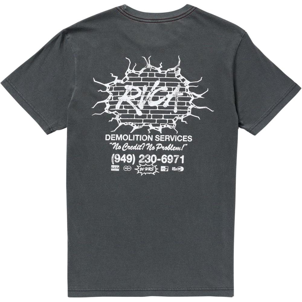 imageRVCA Mens Balance Box Short Sleeve TeeRvca Demo Pirate Black