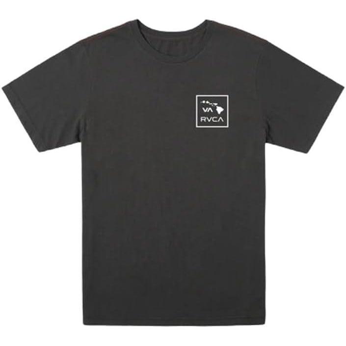 imageRVCA Mens Balance Box Short Sleeve TeeVa Atw Palm  Pirate Black