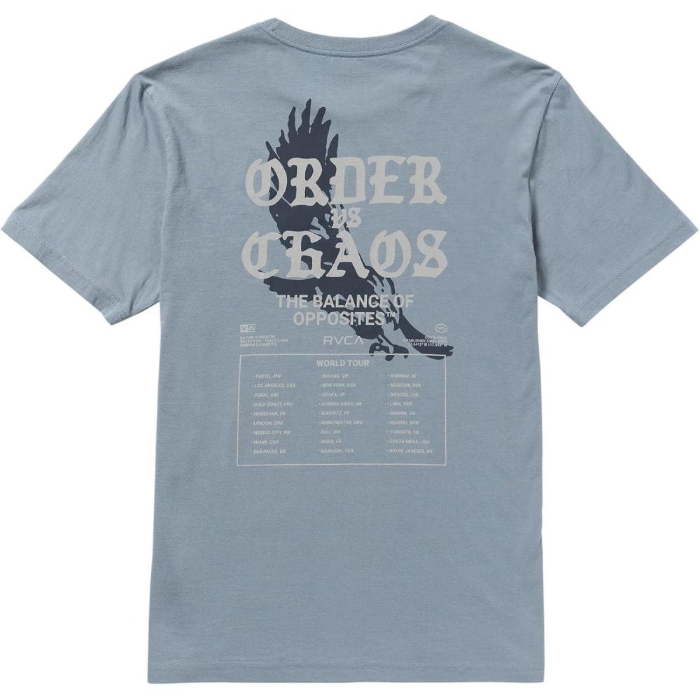 imageRVCA Mens Balance Box Short Sleeve TeeVintage Navy