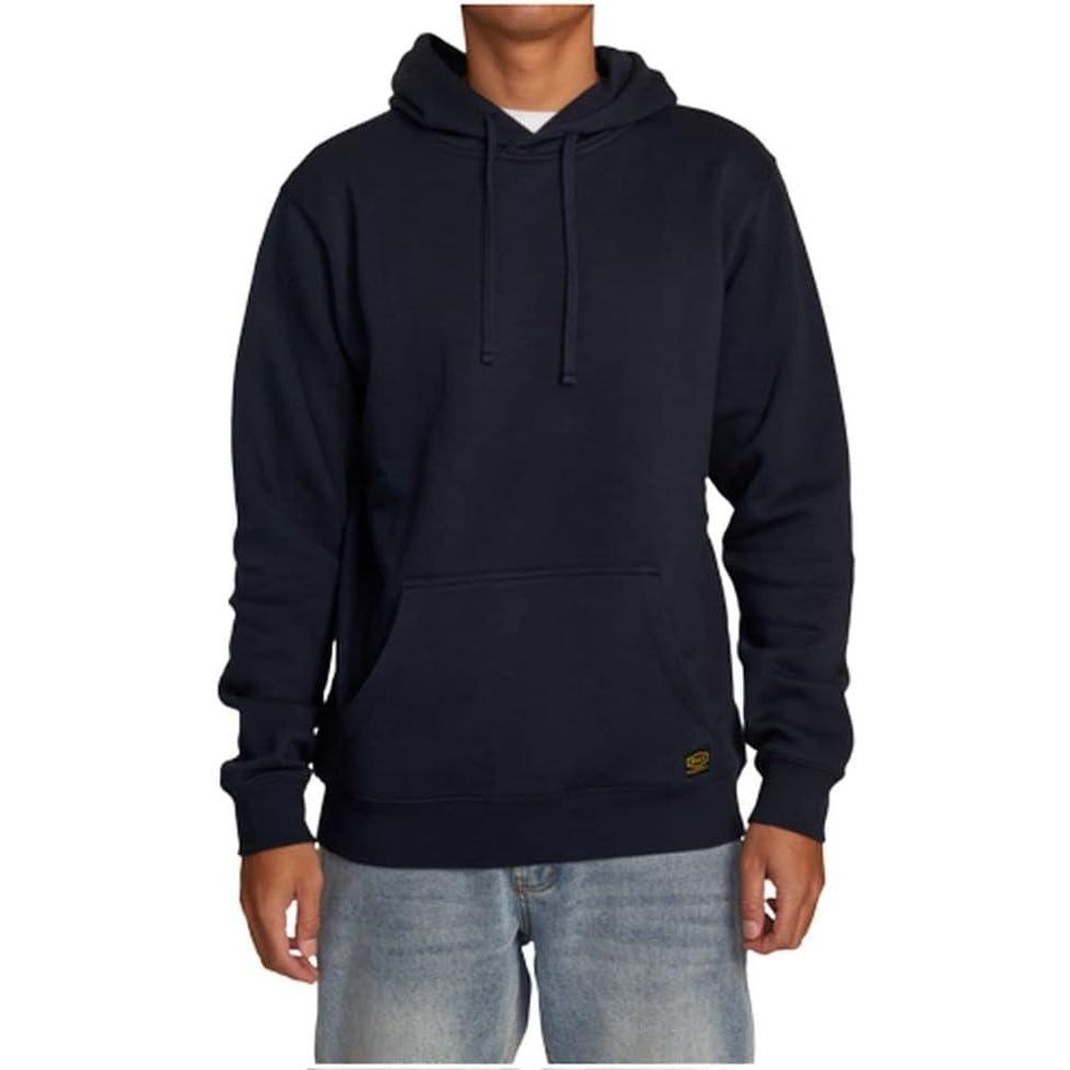 imageRVCA Mens Big Label HoodieAmericana Hoodie 2New Navy