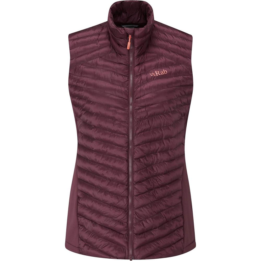 imageRab Womens Cirrus Flex 20 Synthetic Insulated Windproof WaterResistant Vest for Hiking Climbing and SkiingDeep Heather