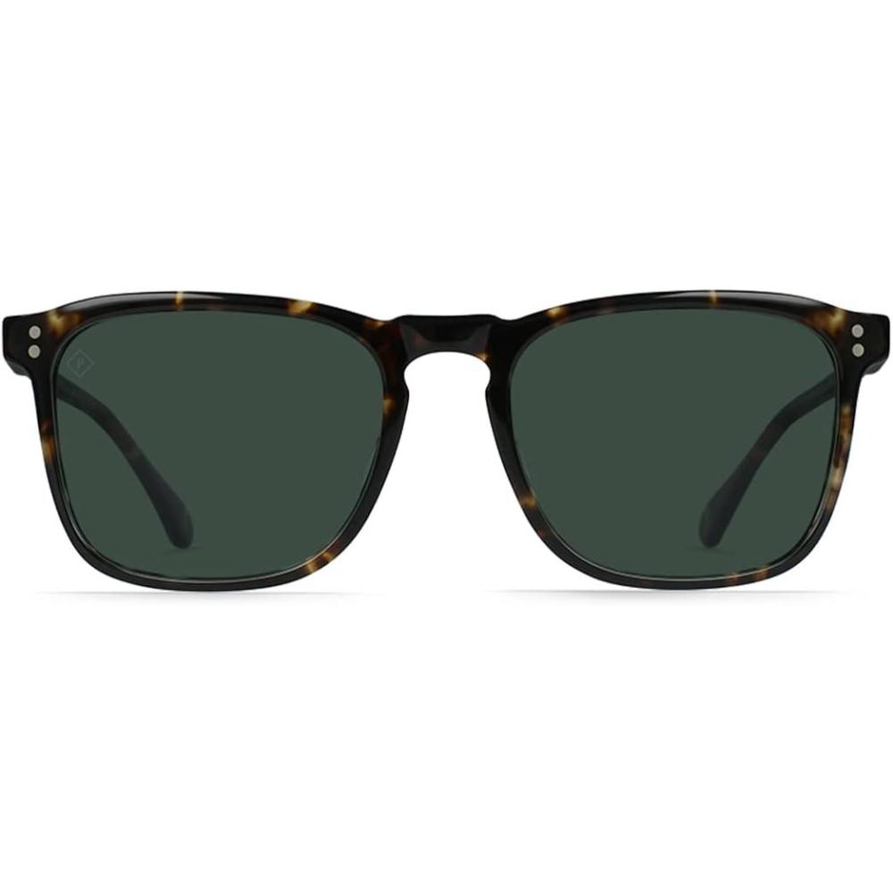 imageRaen Wiley Rectangular SunglassesBrindle Tortoise Green Polarized
