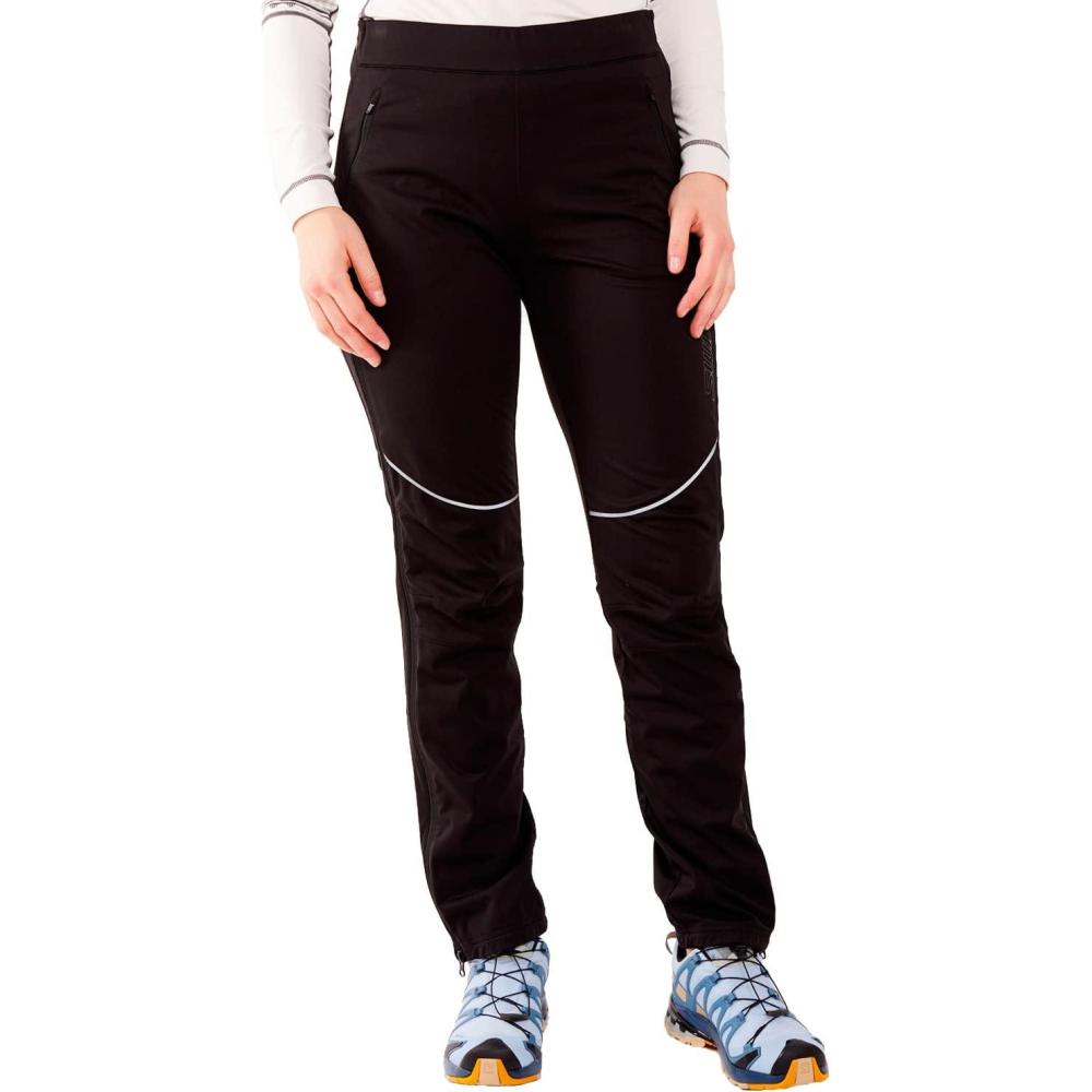 imageSwix Womens Warm Comfortable WaterUvResistant Solo Full Zip Winter PantsBlack