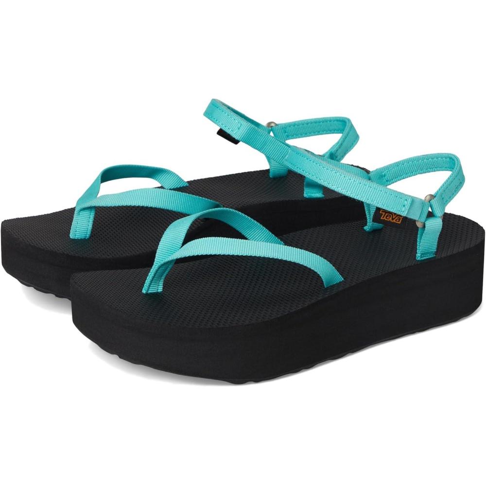 imageTeva Womens Flatform Sandal Slim SportBright TealBlack