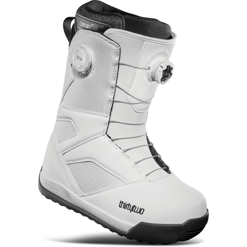 imageThirtytwo Mens STW Double BOA Snowboard BootsWhiteBlack 25
