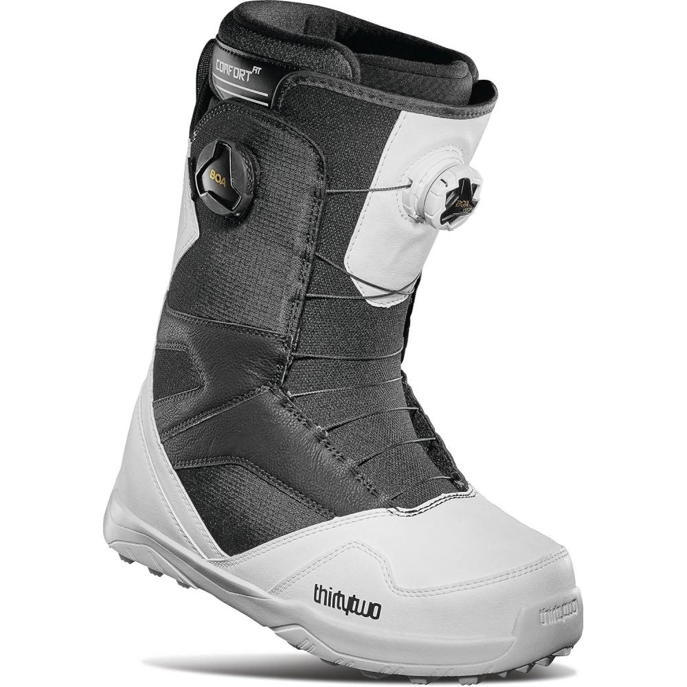 imageThirtytwo Mens STW Double BOA Snowboard BootsWhiteBlack