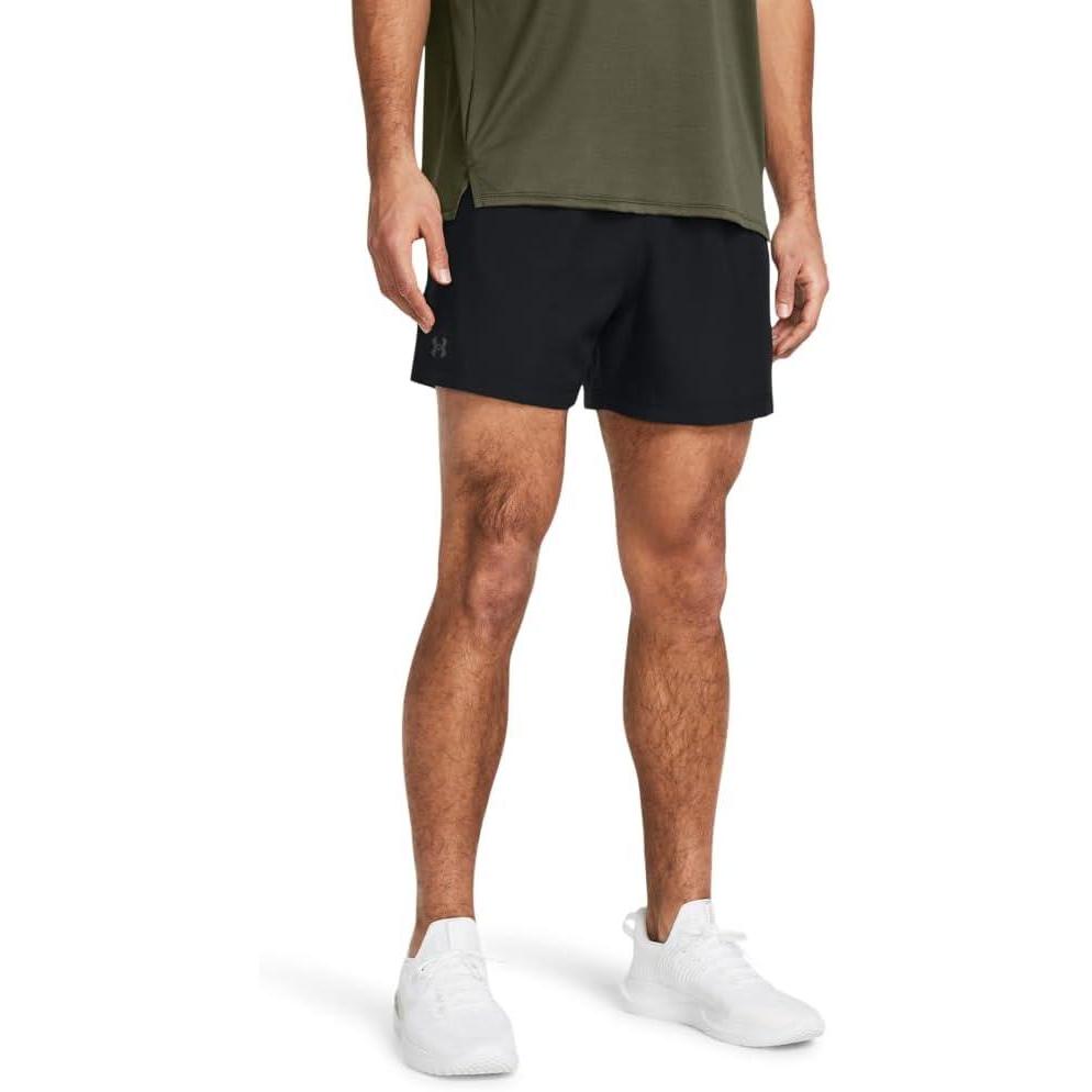 imageUnder Armour Mens Woven 5inch Shorts001 Black   Castlerock